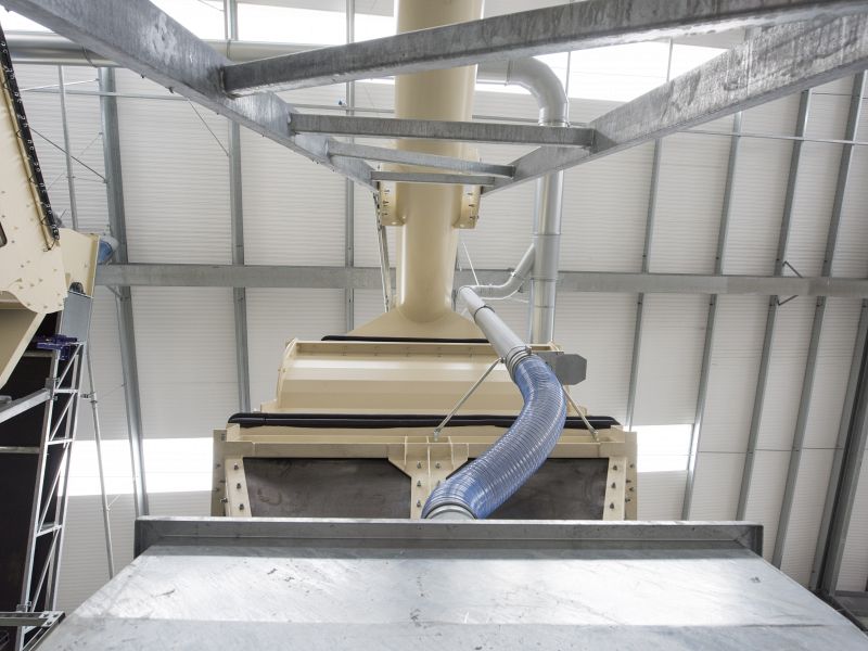 Close up gips anläggningen