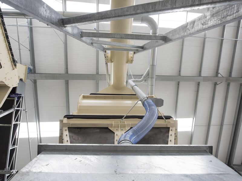 Close up gips anläggningen