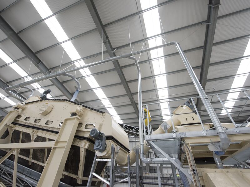 Close up gips anläggningen 2