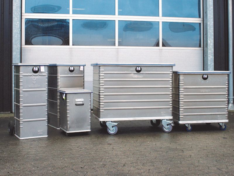 Kärl till mobila destruktionslastbilar