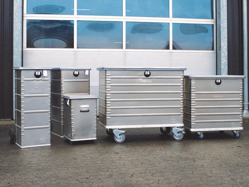 Kärl till mobila destruktionslastbilar