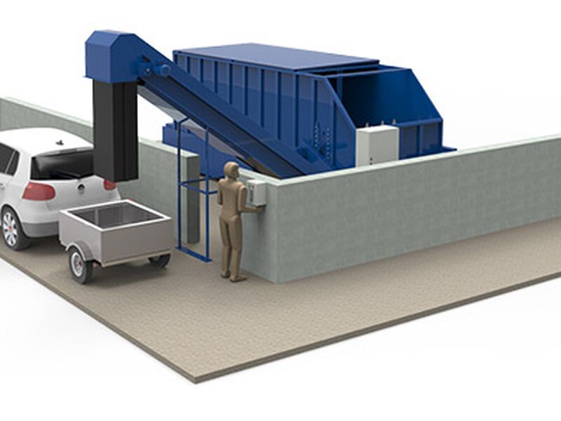 Kompost doseraren med myntinkast