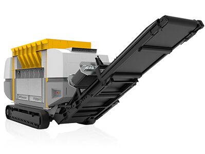 Långsamtgående mobil kross som är 1-valsig