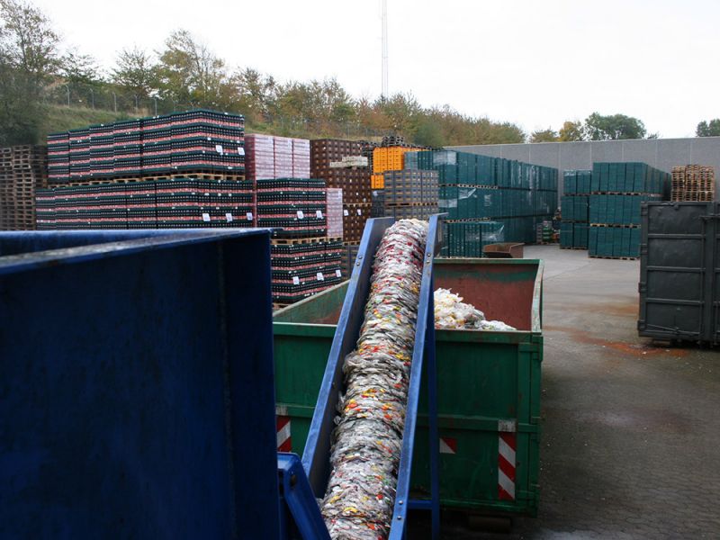 Avvattningsskruv - output