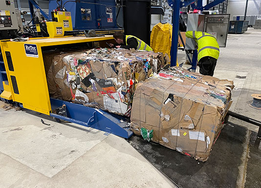 Dräftning Godswill balpress 1 - ReTec