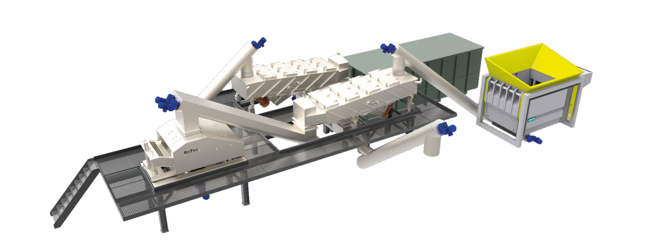Gipsåtervinningsanläggning - turnkey solution