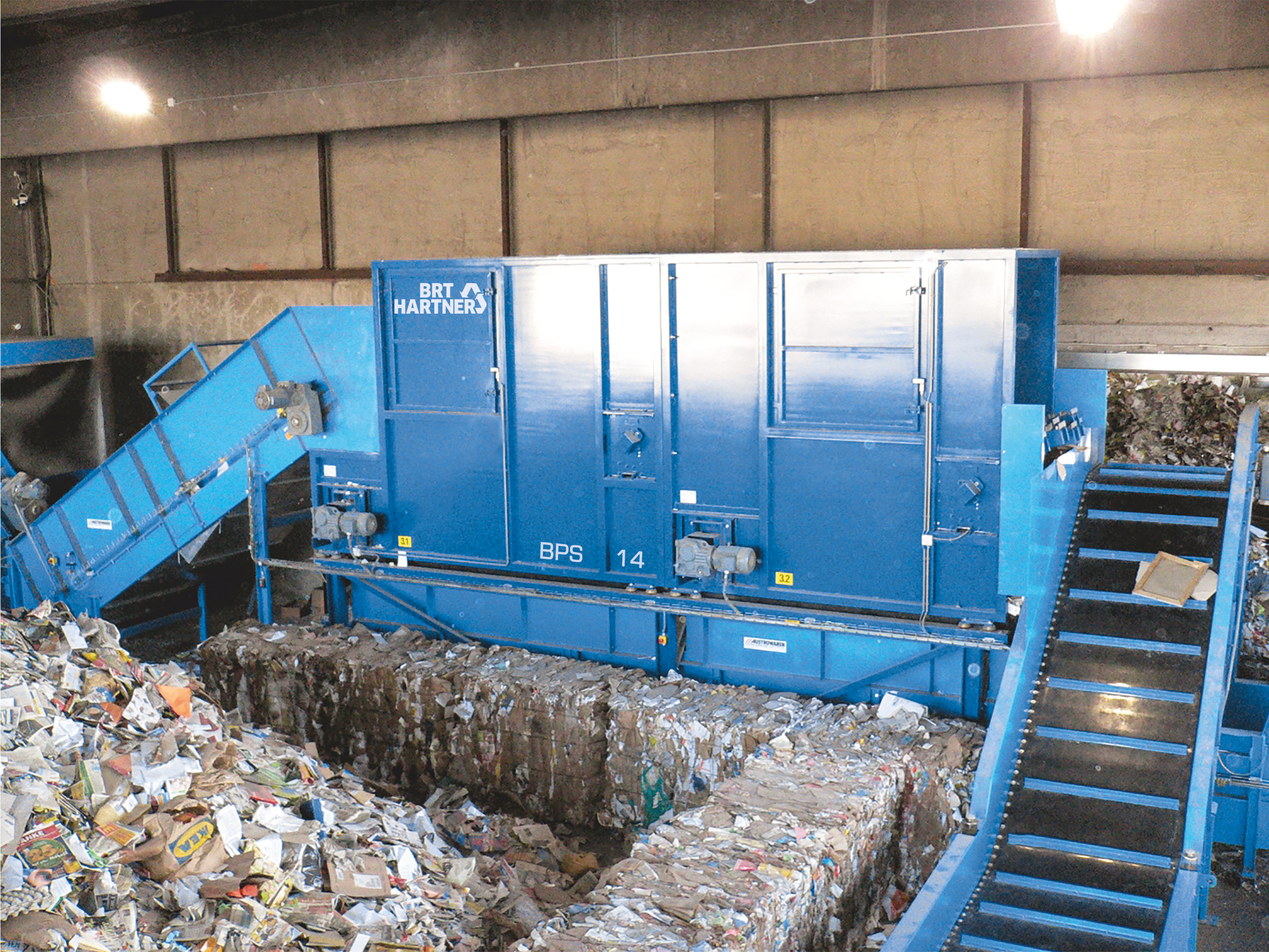 sortering av papper och kartong